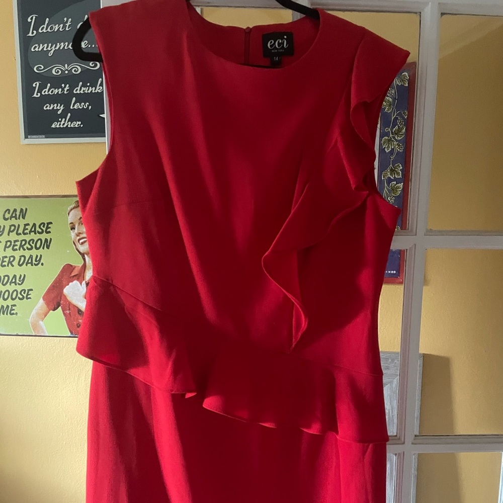 Red dress